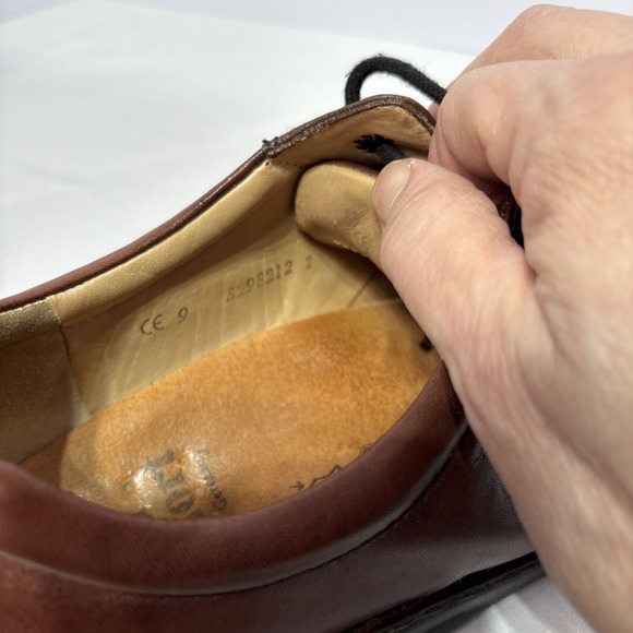 Finn Comfort Dijon Teak Brown Leather Lace Up Shoes Men’s‎ 9 Wide main image 7